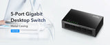 Cudy GS105 5-Port Gigabit Metal Switch By Cudy - Buy Now - AU $27.30 At The Tech Geeks Australia
