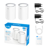 Cudy M3000 V2 AX3000 V2.0 WiFi 6 Mesh  2.5G Solution (2-Pack) By Cudy - Buy Now - AU $191.11 At The Tech Geeks Australia