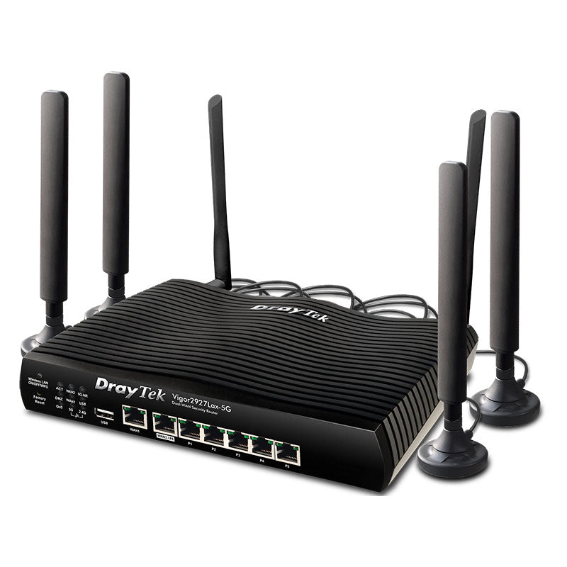 DV2927L5G DrayTek Vigor2927L-5G Series 5G Embedded Dual-WAN VPN Firewall Router By DrayTek - Buy Now - AU $1216.54 At The Tech Geeks Australia