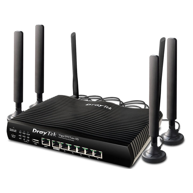 DV2927L5G DrayTek Vigor2927L-5G Series 5G Embedded Dual-WAN VPN Firewall Router By DrayTek - Buy Now - AU $1216.54 At The Tech Geeks Australia