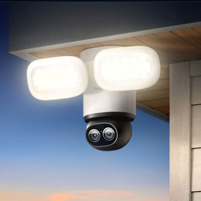 TrackFlex-Floodlight-WiFi Reolink 4K 360° View Dual-Lens PTZ Wired Floodlight Camera By Reolink - Buy Now - AU $343.99 At The Tech Geeks Australia