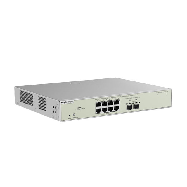 Ruijie Reyee RG-NBS5300-8MG2XS-UP L3 Managed Switch, 8-Port 2.5 Gbps PoE++, 2-Port 10 Gbps SFP+, 370 W PoE power budget By Ruijie - Buy Now - AU $1430 At The Tech Geeks Australia