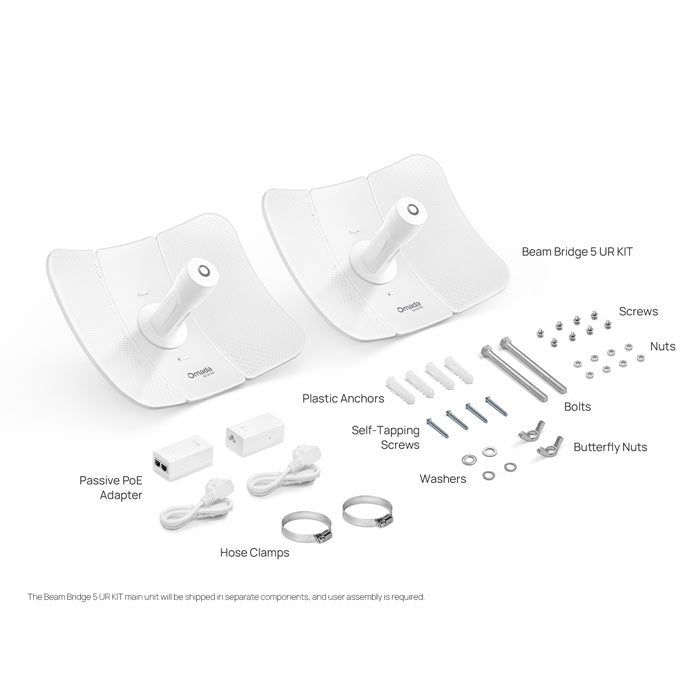 Beam Bridge 5 UR KIT TP-Link Omada 5GHz 867Mbps Ultra-Range Indoor/Outdoor Wireless Bridge By TP-LINK - Buy Now - AU $381.44 At The Tech Geeks Australia