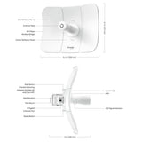 Beam Bridge 5 UR KIT TP-Link Omada 5GHz 867Mbps Ultra-Range Indoor/Outdoor Wireless Bridge By TP-LINK - Buy Now - AU $381.44 At The Tech Geeks Australia