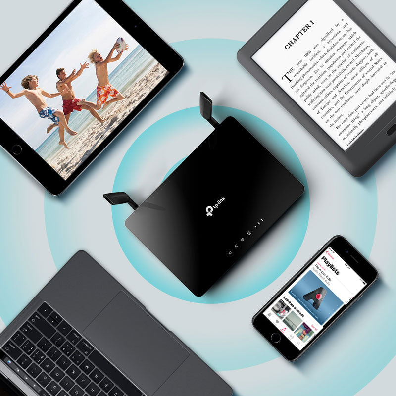 TP-Link Archer MR402 AC1200 Wireless Dual Band 4G LTE Router, 867 Mbps at 5 GHz + 300 Mbps at 2.4 GHz, 4G Cat4 150/50 Mbps By TP-LINK - Buy Now - AU $168 At The Tech Geeks Australia