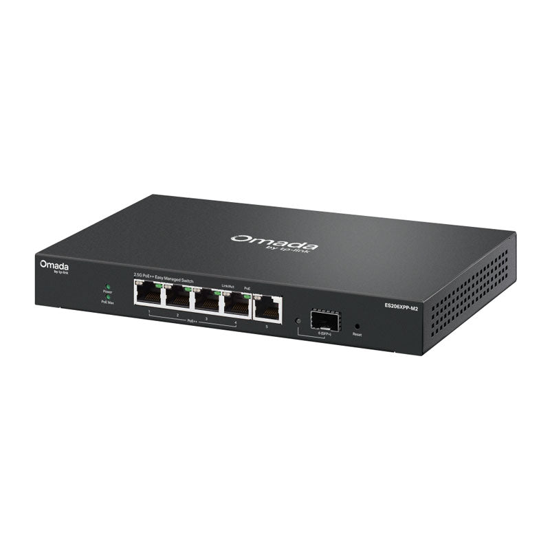 ES206XPP-M2 - Omada 5-Port 2.5G + 1-Port 10G PoE++ Easy Managed Switch By TP-LINK - Buy Now - AU $0 At The Tech Geeks Australia