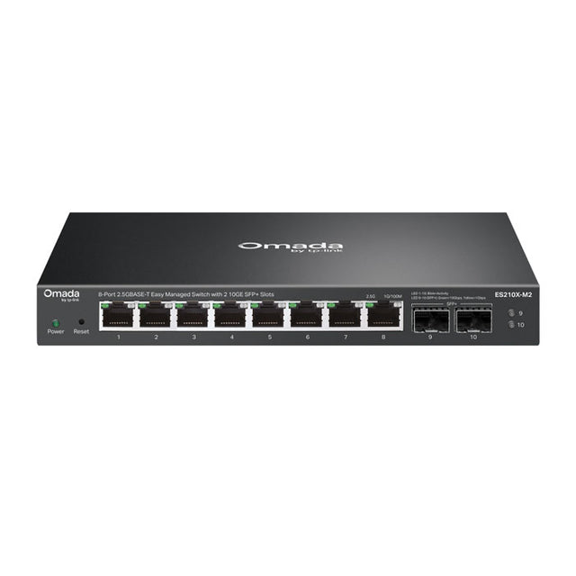 ES210X-M2 TP-Link Omada 8-Port 2.5G Easy Managed Switch with 2 10GE SFP+ Slots By TP-LINK - Buy Now - AU $146.50 At The Tech Geeks Australia