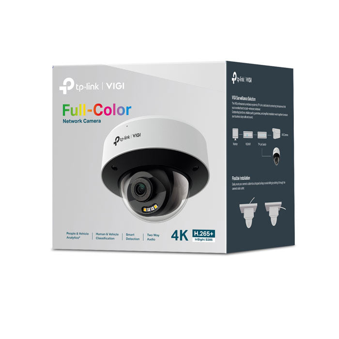 InSight S285 TP-Link VIGI 8MP Full-Colour Dome Network Camera (2.8mm) By TP-LINK - Buy Now - AU $217.27 At The Tech Geeks Australia