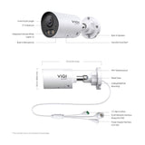 InSight S345S TP-Link VIGI 4MP Outdoor ColourPro 2.0 Bullet Network Camera By TP-LINK - Buy Now - AU $217.28 At The Tech Geeks Australia