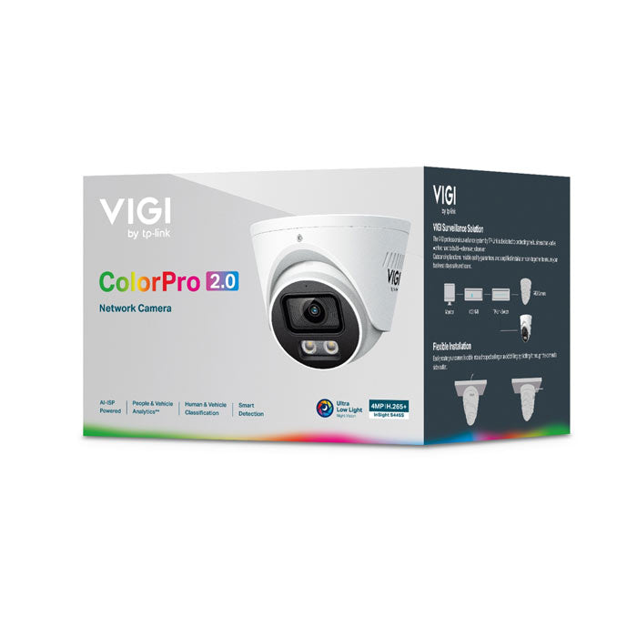InSight S445S TP-Link VIGI 4MP ColourPro 2.0 Turret Network Camera (2.8mm) By TP-LINK - Buy Now - AU $317.27 At The Tech Geeks Australia