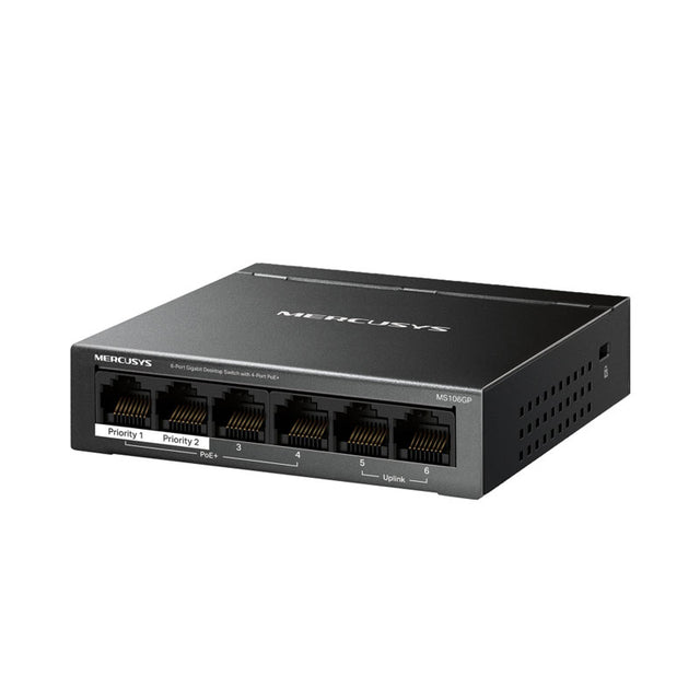 MS106GP - 6-Port Gigabit Desktop Switch with 4-Port PoE+ By TP-LINK - Buy Now - AU $73.22 At The Tech Geeks Australia