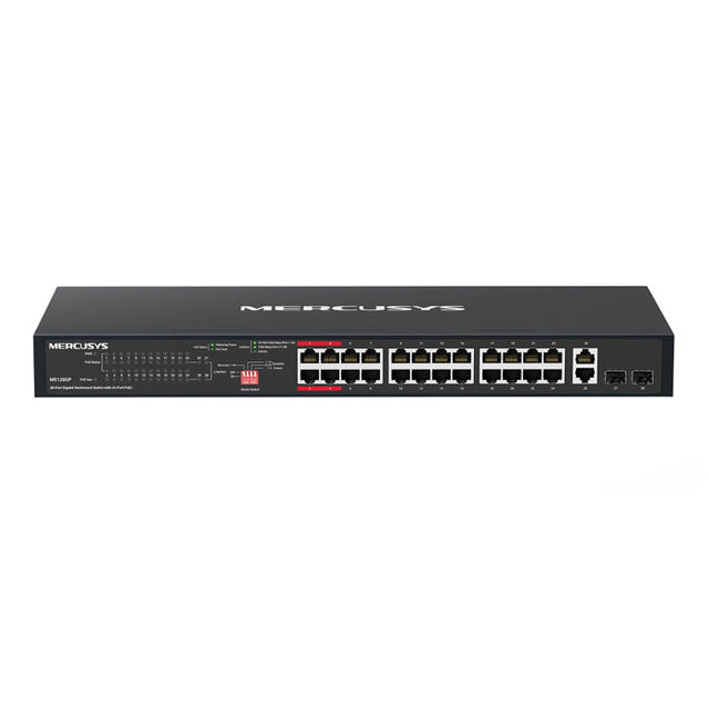 MS128GP MERCUSYS 28-Port Gigabit Rackmount Switch with 24-Port PoE+ By TP-LINK - Buy Now - AU $288.75 At The Tech Geeks Australia