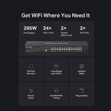 MS128GP MERCUSYS 28-Port Gigabit Rackmount Switch with 24-Port PoE+ By TP-LINK - Buy Now - AU $288.75 At The Tech Geeks Australia