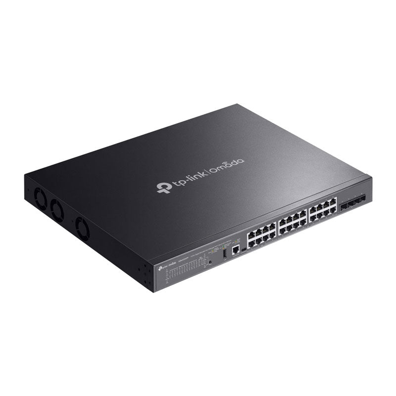 TP-Link SG5428XMPP Omada 24-Port Gigabit Stackable Lite L3 Managed PoE++ Switch with 4— 10G Slots (3)