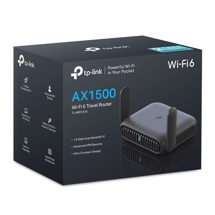 TL-WR1512X TP-Link AX1500 Wi-Fi 6 Travel Router By TP-LINK - Buy Now - AU $128.25 At The Tech Geeks Australia