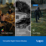 TC47 - TP-Link TAPO Outdoor Dual Lens Pan/Tilt Security Camera By TP-LINK - Buy Now - AU $176 At The Tech Geeks Australia