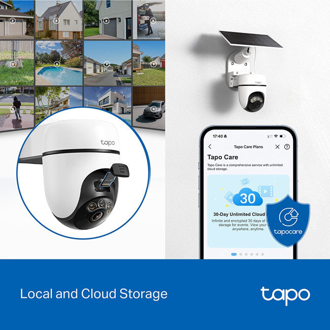 TC90 KIT TP-Link TAPO Solar-Powered Pan/Tilt Security Camera Kit By TP-LINK - Buy Now - AU $200.32 At The Tech Geeks Australia