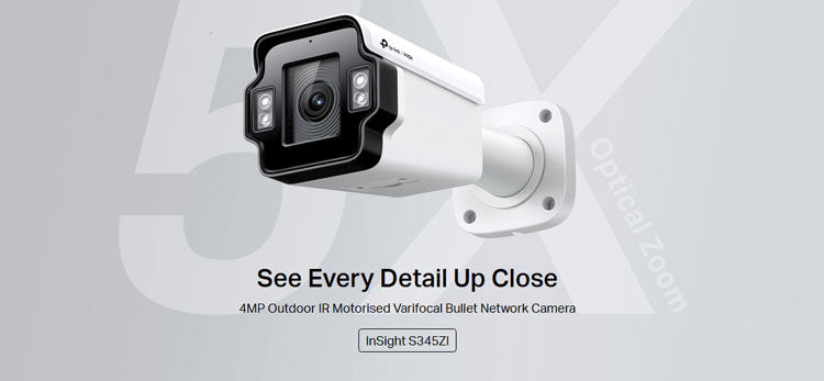 InSight S345ZI TP-Link VIGI 4MP Outdoor IR Motorised Varifocal Bullet Network Camera By TP-LINK - Buy Now - AU $299.09 At The Tech Geeks Australia
