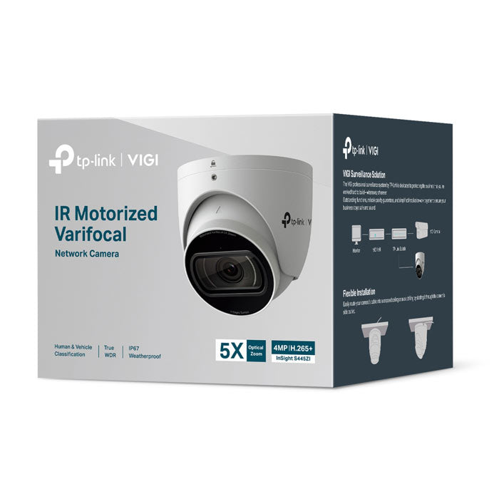 InSight S445ZI VIGI 4MP IR Motorised Varifocal Turret Network Camera By TP-LINK - Buy Now - AU $271.82 At The Tech Geeks Australia