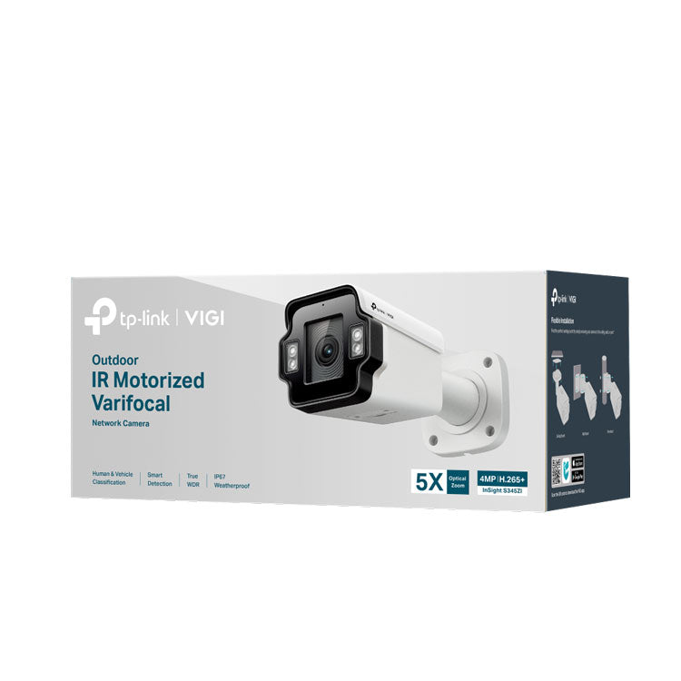 InSight S345ZI TP-Link VIGI 4MP Outdoor IR Motorised Varifocal Bullet Network Camera By TP-LINK - Buy Now - AU $299.09 At The Tech Geeks Australia