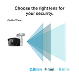 TP-Link VIGI 4MP C340I(6mm) Outdoor IR Bullet Network Camera,6mm Lens, Smart Detection, 3YW By TP-LINK - Buy Now - AU $58.10 At The Tech Geeks Australia
