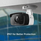 TP-Link VIGI 4MP C340I(6mm) Outdoor IR Bullet Network Camera,6mm Lens, Smart Detection, 3YW By TP-LINK - Buy Now - AU $58.10 At The Tech Geeks Australia
