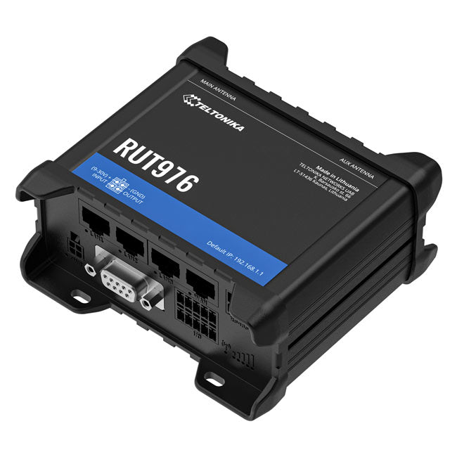 Teltonika RUT976 Redcap 5G Router, Dual-SIM, PSU included By Teltonika - Buy Now - AU $537.60 At The Tech Geeks Australia