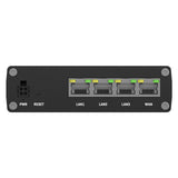 Teltonika RUTM08 Industrial Wired Router, 4 Gigabit RJ45 Ports,128 tag/port-based VLANs, PSU included By Teltonika - Buy Now - AU $168 At The Tech Geeks Australia
