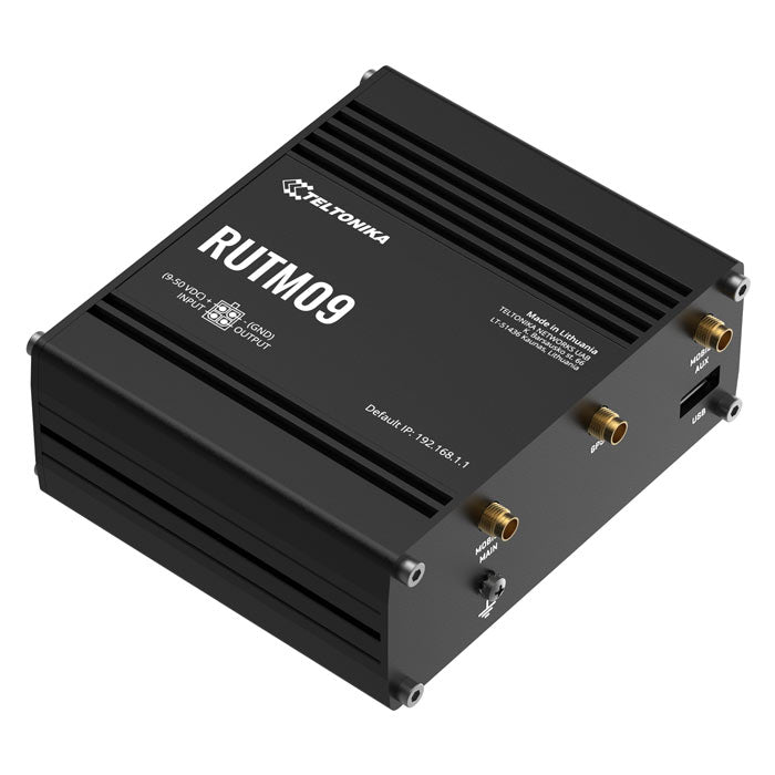 Teltonika RUTM09 wireless 4G LTE, 2 SIM cards, 4 x RJ45 ports, 10/100/1000 Mbps, PSU included By Teltonika - Buy Now - AU $452.48 At The Tech Geeks Australia