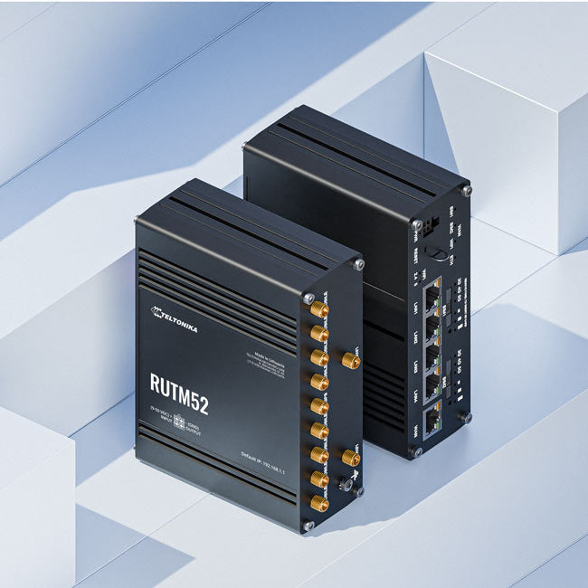 Teltonika RUTM52 Dual 5G Router, 5G dual SIM/ESIM cellular, 5 Gigabit Ethernet ports, Backward compatible with 4G(LTE Cat 20) By Teltonika - Buy Now - AU $2139.20 At The Tech Geeks Australia