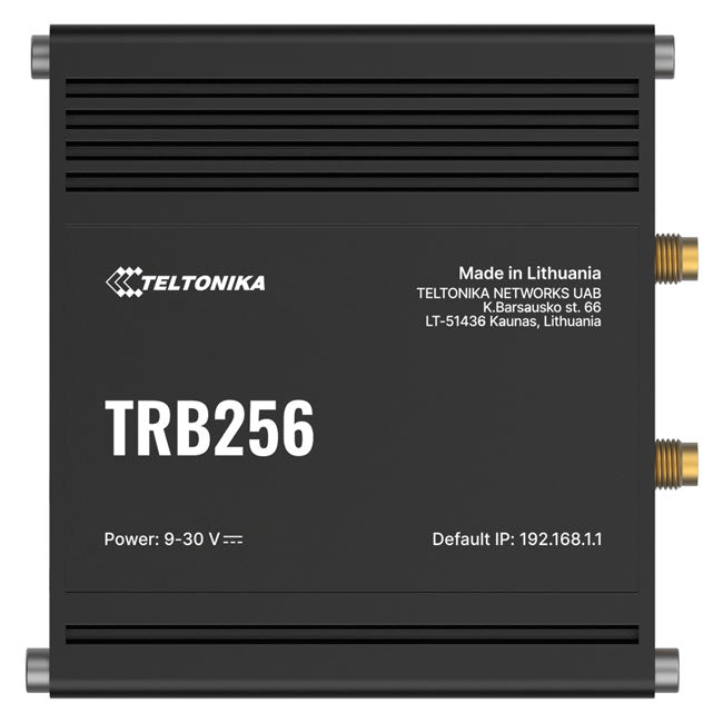 Teltonika TRB256 Industrial IoT Gateway, 4G/LTE(Cat 4), Dual SIM, 450 MHz BAND, Auto-Failover, Backup WAN, Supports DNP3, PSU excluded By Teltonika - Buy Now - AU $295.68 At The Tech Geeks Australia