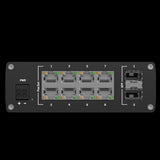 Teltonika TSW200 Industrial PoE+ Ethernet Switch, 2x SFP Ports, 8x PoE+ Ports with speeds up to 1000 Mbps, Power Up to 240 W, PSU excluded By Teltonika - Buy Now - AU $170.24 At The Tech Geeks Australia