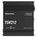 Teltonika TSW212 Managed Ethernet Switch, L2 with additional L3 Features, Supports Profinet, 8 x Gigabit Ethernet Ports, 2 x SFP Ports, PSU excluded By Teltonika - Buy Now - AU $172.48 At The Tech Geeks Australia