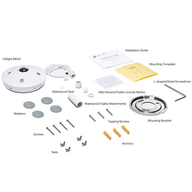 InSight S655I TP-Link VIGI 5MP IR Fisheye Network Camera By TP-LINK - Buy Now - AU $317.27 At The Tech Geeks Australia