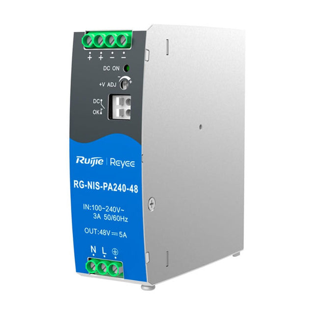 Ruijie Reyee RG-NIS-PA240-48 AC/DC 240W DIN-Rail Power Supply for industrial switch By Ruijie - Buy Now - AU $225.50 At The Tech Geeks Australia
