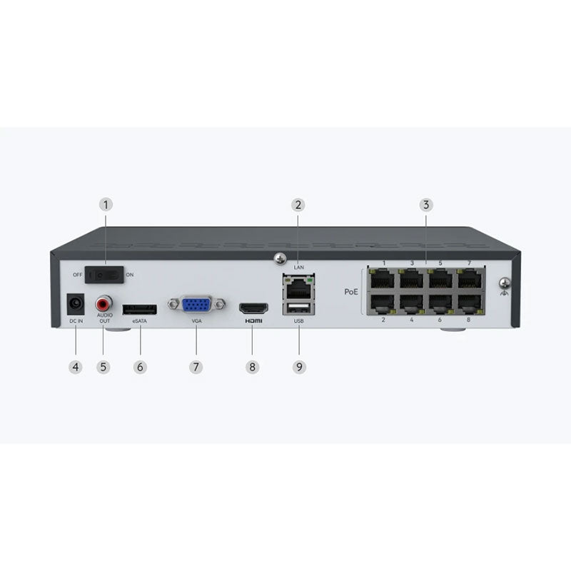 RLN8-410 Reolink 8-Channel PoE NVR for 24/7 Reliable Recording (White) By Reolink - Buy Now - AU $340.46 At The Tech Geeks Australia