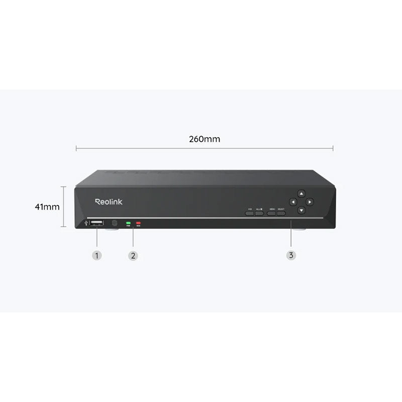 RLN8-410 Reolink 8-Channel PoE NVR for 24/7 Reliable Recording (White) By Reolink - Buy Now - AU $340.46 At The Tech Geeks Australia