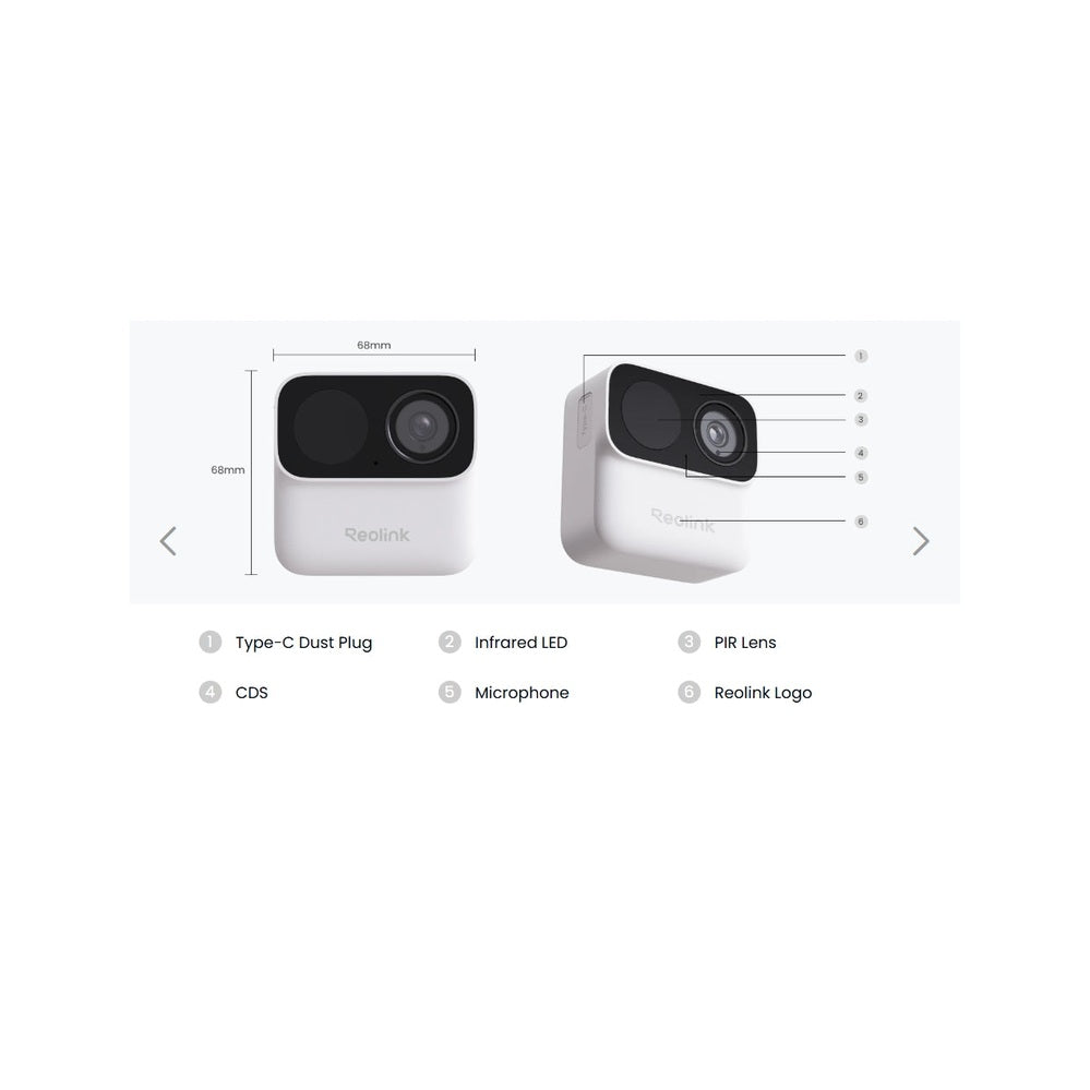 ARGUS‑MAGICAM Reolink Argus MagiCam Wireless Magnetic Security Camera By Reolink - Buy Now - AU $87.99 At The Tech Geeks Australia