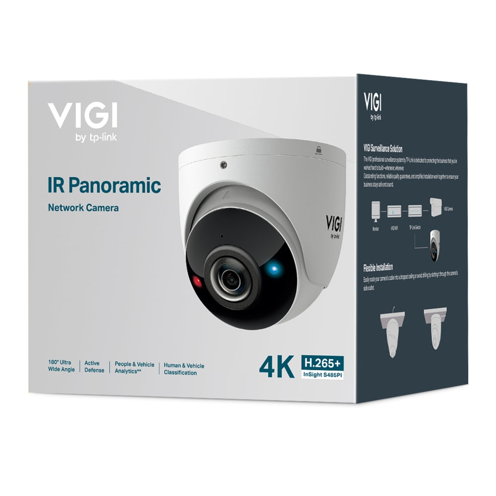 InSight S485PI TP-Link VIGI 8MP IR Panoramic Turret Network Camera By TP-LINK - Buy Now - AU $362.73 At The Tech Geeks Australia