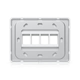 UACC-WP-Keystone-H Universal Paintable Keystone Wall Plate, Horizontal 4-Pack By Ubiquiti - Buy Now - AU $46.36 At The Tech Geeks Australia