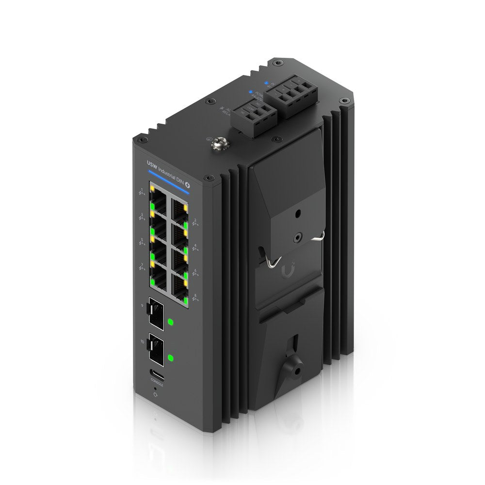 USW-Industrial-DIN-8-PoE - Ubiquiti Switch Industrial DIN 8 PoE