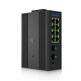 USW-Industrial-DIN-8-PoE - Ubiquiti Switch Industrial DIN 8 PoE