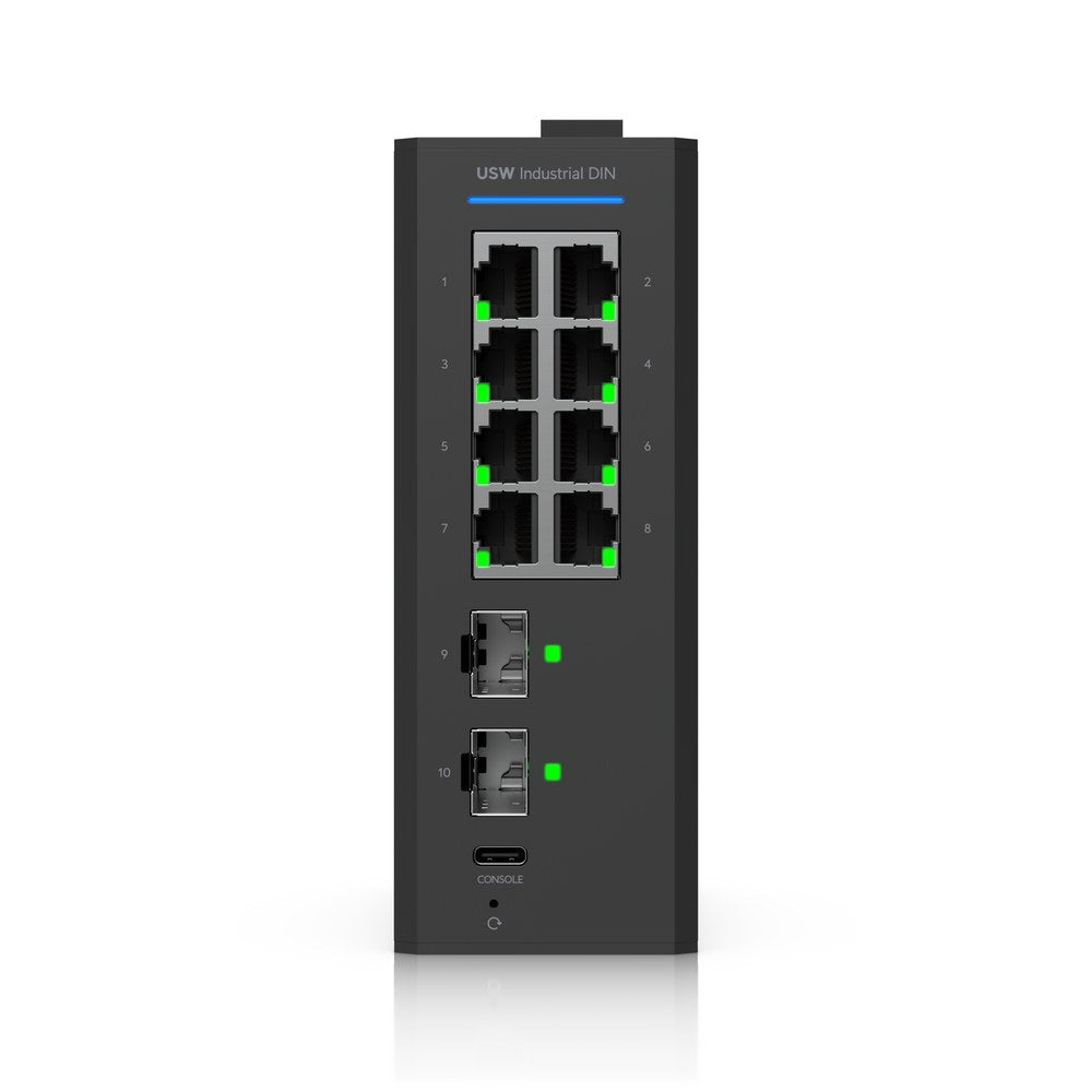 USW-Industrial-DIN-8 - Ubiquiti Switch Industrial DIN 8