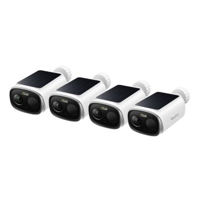 Argus Solar 4-Pack - Reolink 5MP Battery Camera with Built-in Solar Panel and Dual-Band Wi-Fi 6