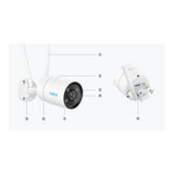 CX410W - Reolink CX410W 2K ColorX Wi-Fi Security Camera with True Full-Colour Night Vision
