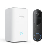 doorbell-battery-b-hub-without-sdcard - Reolink Video Doorbell Battery Black with Home Hub