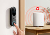 doorbell-battery-black-with-hub-mini - Reolink Video Doorbell (Battery) Black with Home Hub Mini