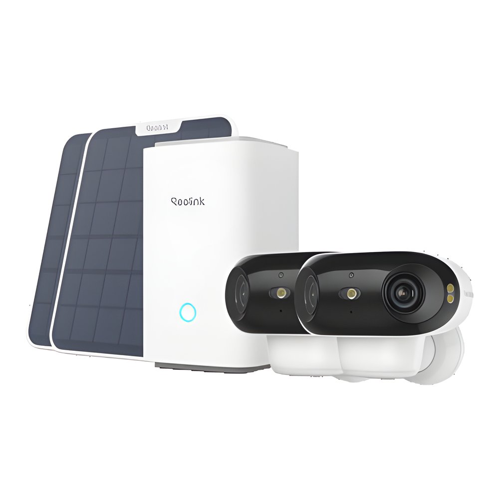 Reolink Home Hub with Argus 4 Pro + Solar Panel 2 (6W) + 128GB microSD Card