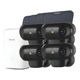Reolink Home Hub with Argus 4 Pro + Solar Panel 2 (6W) + 128GB microSD Card