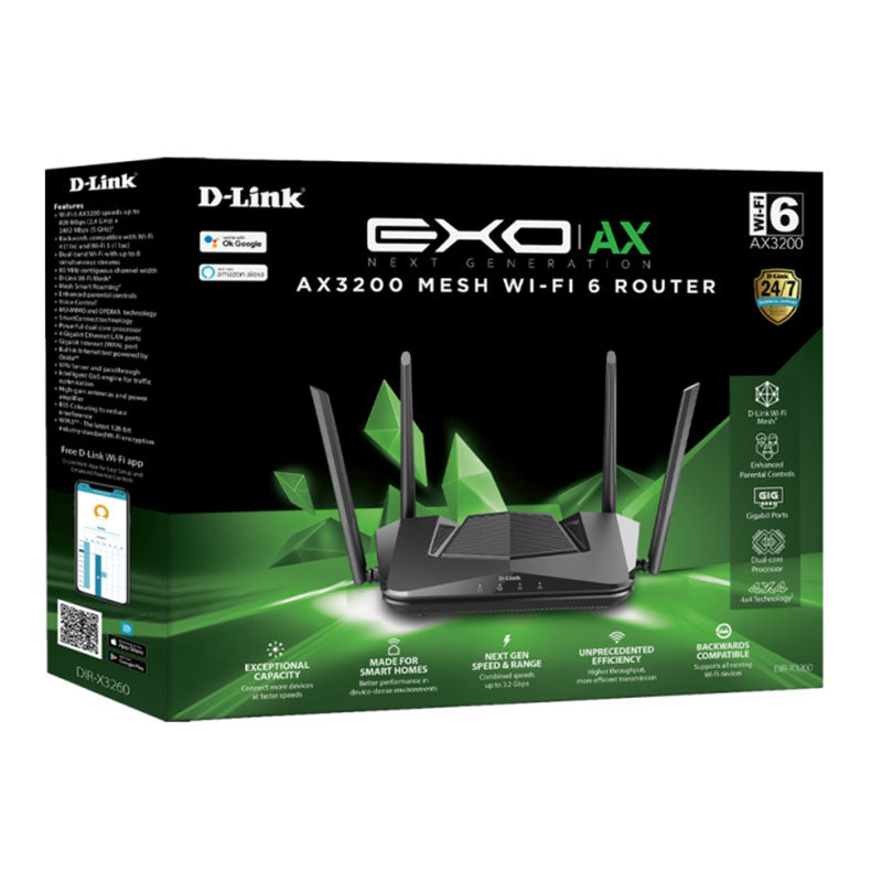 DIR-X3260 D-Link AX3260 Mesh Wi-Fi 6 Router By D-Link - Buy Now - AU $303.85 At The Tech Geeks Australia